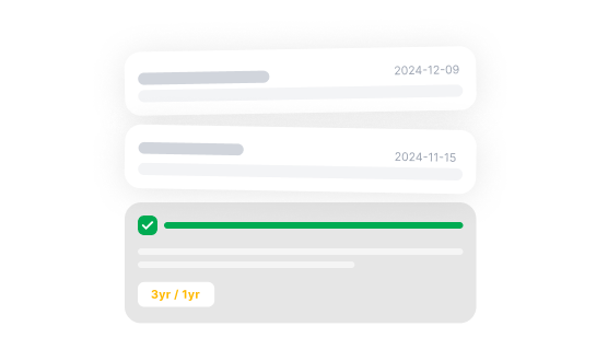 Real time TIN match illustration